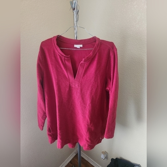 J Jill Pullover Top With Pockets - Picture 1 of 3